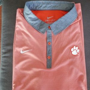 Clemson Nike Golf Polo Dri-fit XXL